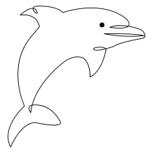 Easy Dolphin One Line Drawing: Fun and Quick Sea Art for Kids