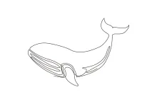 "Minimalist Jumping Dolphins Sketch: Capturing Motion and Elegance with One Line Art"