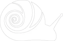 One-Line Snail Drawing for Practicing Consistent Curved Motion