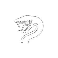 Draw a Cobra in One Line – Learn to Sketch Snakes with Simplicity