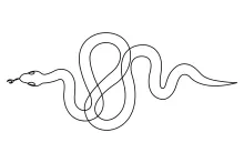 Learn to Draw a Poisonous Snake in One Line: A Great Reptile Guide