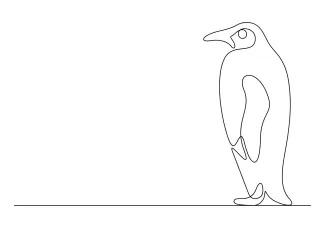 Penguin Learn to Draw a Penguin in One Line: A Fun Guide for Young and New Artists