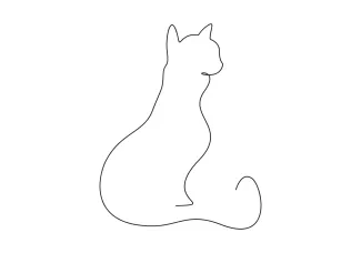  Line Cat Drawing for Daily Sketching – Develop Creativity and Form Recognition