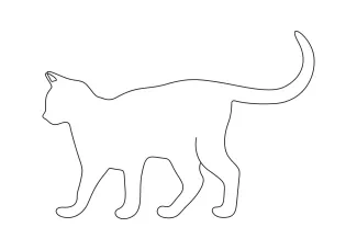Simple Cat  Line Drawing to Inspire Everyday Creativity in Artists