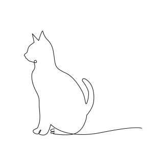  Line Drawing of a Kitten: Easy Way to Learn Youthful Animal Forms