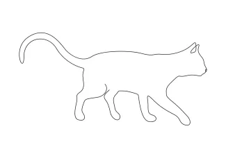 One Line Drawing of a Cat: Learn Observation Skills Through Simple Animal Art