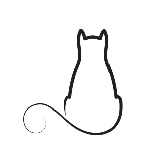 Cat Sit Alone Cat Sitting Alone in One Line: Learn to Draw Quiet Moments with Simple Lines
