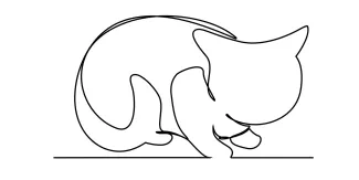 Cat Single Line Cat Drawing for Everyday Creativity: Simple and Fun for All Ages