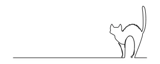 Black Cat Draw a Black Cat in One Line: Fun and Easy Halloween or Everyday Practice