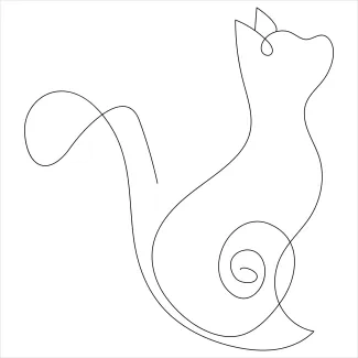 Cat One Line Cat Drawing for Beginners: Simple Animal Art to Spark Imagination