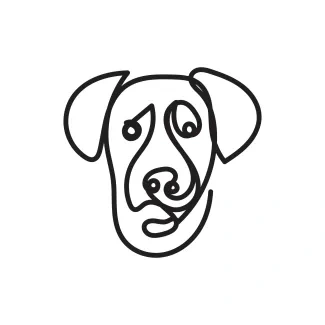 Dog Drawing in One Line: Creative Practice for All Skill Levels