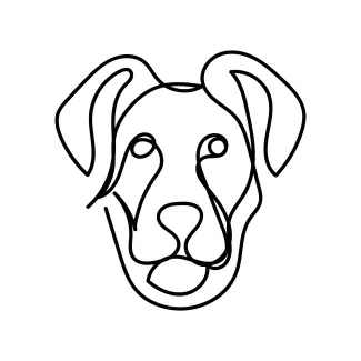Basic One-Line Dog: Learn Animal Shapes Step by Step