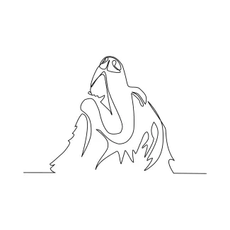 Pet Dog Drawing in One Line: Explore Shapes with Easy and Fun Art Style