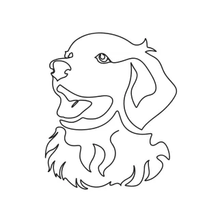 Angry Dog in One Line: Learn Animal Expressions Through Simple Lines