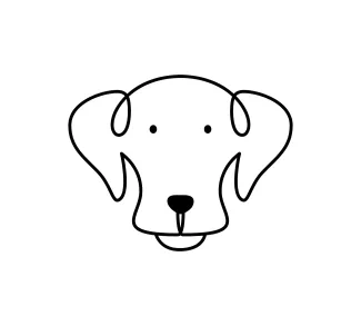 Minimalist One Line Dog Drawing: Practice Clean Pet Shapes in a Simple Way
