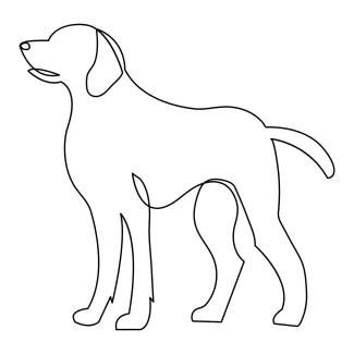 Dog in One Line: A Fun Drawing Activity for Pet Lovers