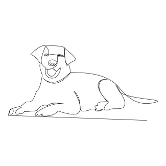 Learn to Draw a Dog with Just One Line: Simple Pet Art for Every Skill Level