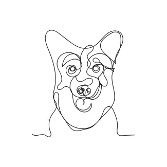 Drawing a Pack of Dogs: One Line, Many Pets