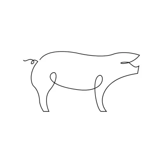 Pig Draw a Pig in One Continuous Line: Quick and Fun Practice for All Skill Levels