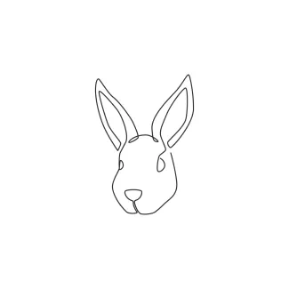 Rabbit Fun One-Line Rabbit Drawing Guide: Create Animal Art with Minimal Lines