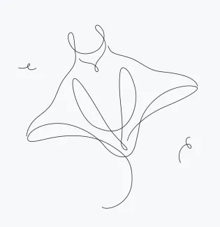 One-Line Manta ray Drawing: Learn to Sketch Wide, Flat Shapes Easily