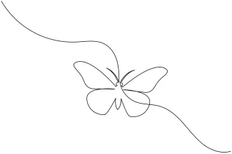 Butterfly Single Line Butterfly Drawing: A Fun Way to Build Drawing Confidence