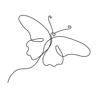 Butterfly Draw a Butterfly in One Line: Learn Easy Insect Shapes in Just Minutes
