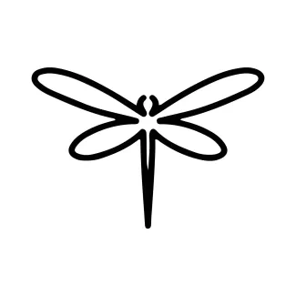Dragonfly Easy One-Line Dragonfly Art: Practice Proportion and Form in Simple Drawing