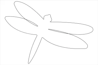 Dragonfly One-Line Dragonfly Practice: Strengthen Drawing Accuracy with Easy Insect Shapes