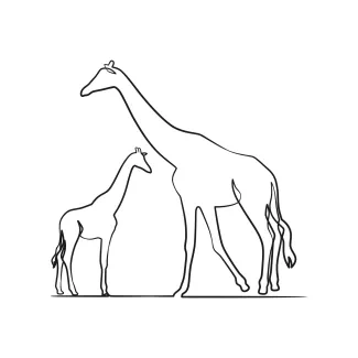 Learn to Draw a Giraffe with One Line: Build Drawing Skills Through Simplicity