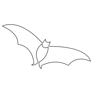 Flying Bat in One Line: Practice Animal Wings with Simple Techniques