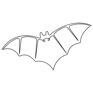 Draw a Flying Bat in One Line: A Great Start for Beginner Artists