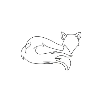 Fox Drawing for All Ages: Easy One-Line Art for Fun and Learning