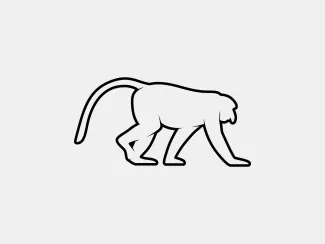 Learn to Draw a Monkey in One Line for Simple and Fun Animal Art