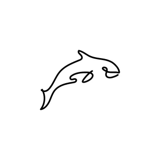 Whale Whale Drawing in One Line: Sea Life Practice for Kids and Adults