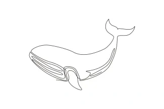 "Minimalist Jumping Dolphins Sketch: Capturing Motion and Elegance with One Line Art"