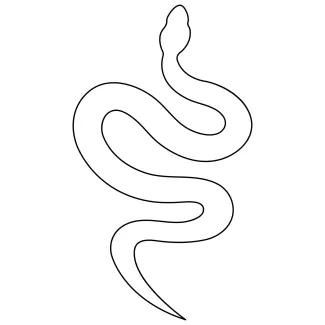 Venomous snake One Line Reptile Drawing: Create a Snake with Easy, Smooth Motion
